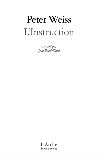 L'instruction : oratorio en onze chants. Ma localité. Laocoon ou Les limites de la langue